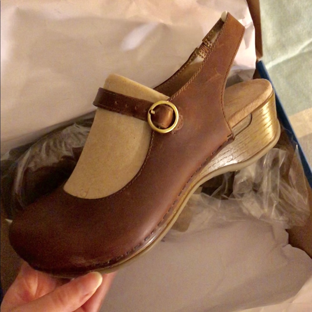 Dansko Maureen Mary Jane Brown 38 EU 7.5-8 US